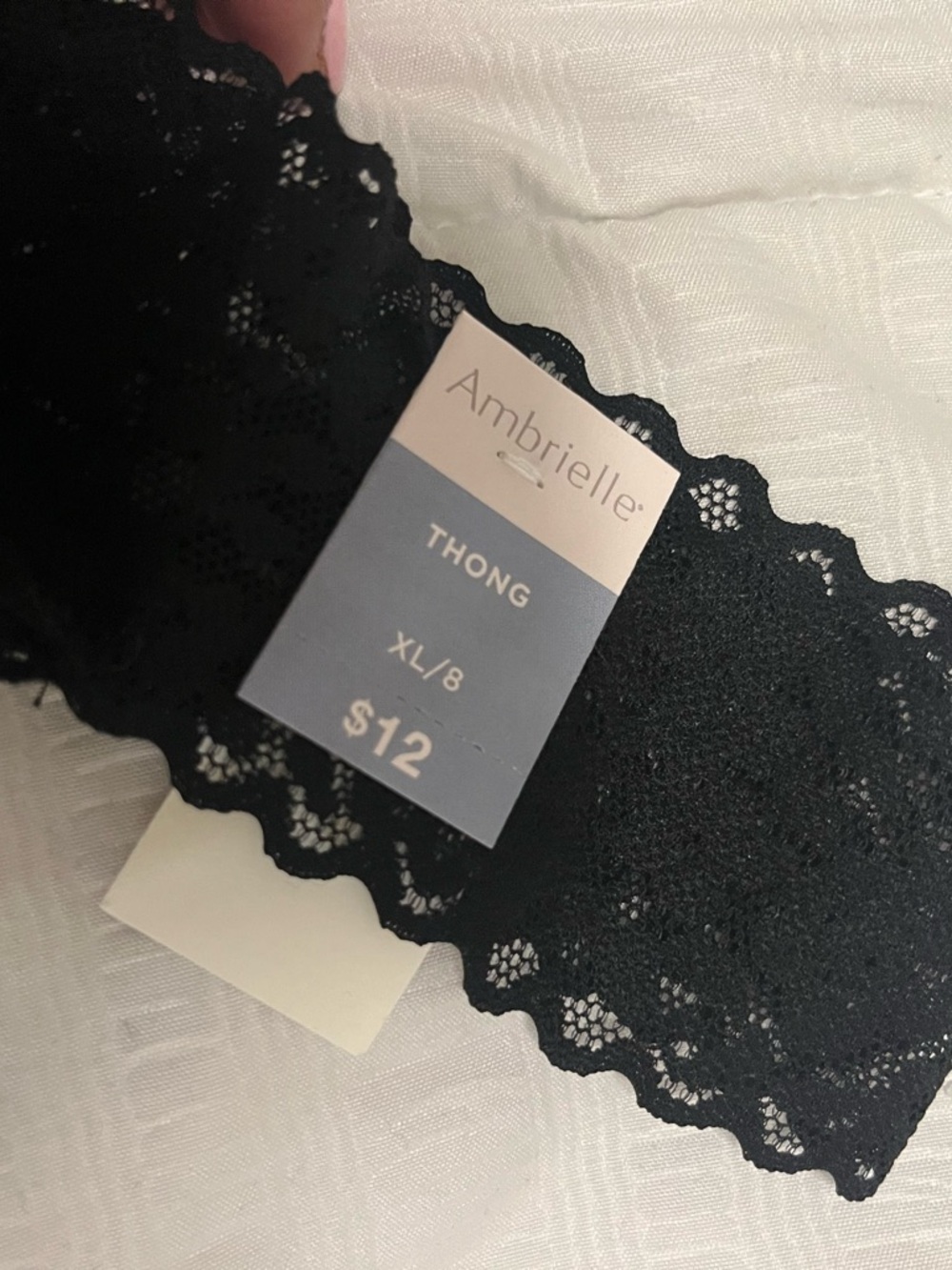 Ambrielle b temptd macys Black Lace lot panties thongs lingerie bundle l/xl - Picture 5 of 5